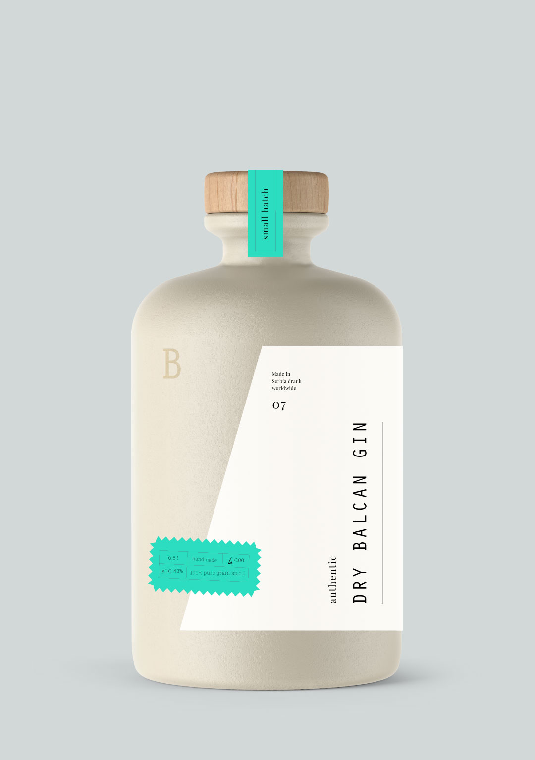 01 Vaznost oblika i interakcija sa grafickim elementima Authentic dry Balcan Gin